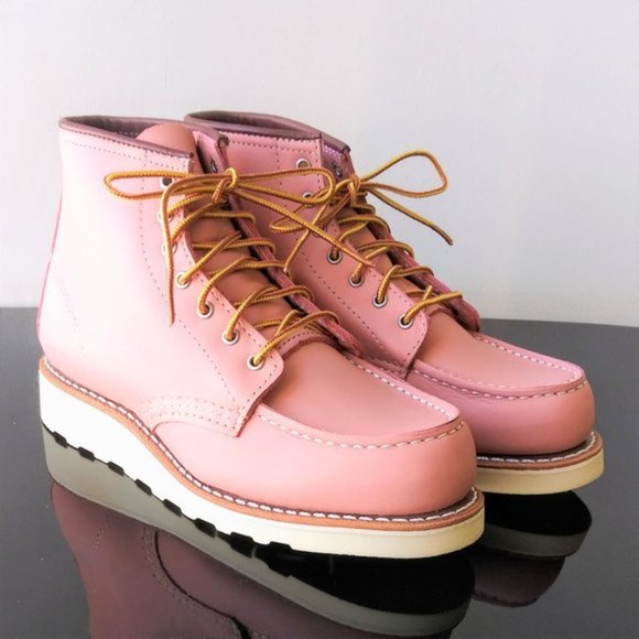 Red Wing Shoes Shoes - Red Wing Heritage Women's Classic Boot in Rose Boundary Leather Made in USA